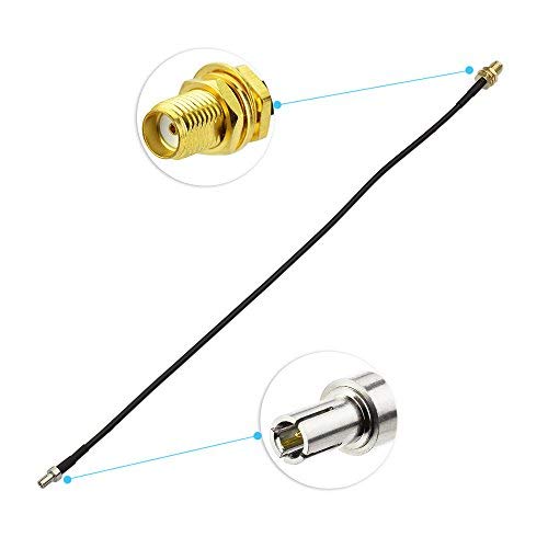 Toiot WIFI Antenna Cable TS9 Male Adapter to SMA Female Connector 30cm 2pcs for 4G LTE Dongle Aerial GPS WLAN Wireless Bluetooth Modem GSM Mobile Hotspots HUAWEI Router