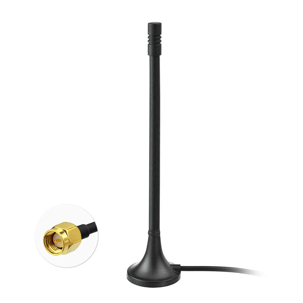 4G LTE 3dBi Magnetic Base SMA Male Antenna Compatible with Verizon AT&T T-Mobile Sprint Huawei Netgear 4G Wireless Router Gateway Mobile Cell Phone Signal Booster Repeater Cellular Amplifier