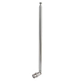 HF VHF UHF 7-Sections 115cm Telescopic BNC Male Antenna for CB Radio Police Scanner Ham Radio Two Way Radio Mobile Radio Scanner FM Transmitter Wireless Microphone Receiver Frequency Counter