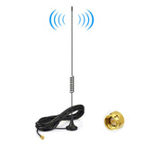100MHz-1800MHz 1090MHz HF VHF UHF 5dBi SMA Male Magnetic Base Antenna for RTL SDR Software Defined Radio Aviation ADS-B Receiver USB Stick Dongle RF Explorer Handheld Spectrum Analyzer