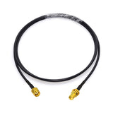 RP-SMA Male to RP-SMA Female Bulkhead Mount RG174 WiFi Antenna Extension Cable 1m/3 feet (2-Pack) for Wireless Mini PCI Express PCIE Network Card USB WiFi Adapter WiFi Router Booster Camera