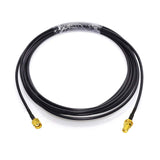 RP-SMA Male to RP-SMA Female Bulkhead Mount RG174 WiFi Antenna Extension Cable 3m/10 feet (2-Pack) for Wireless Mini PCI Express PCIE Network Card USB WiFi Adapter WiFi Router Booster Camera