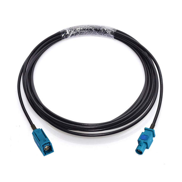 Fakra Z Female to Male Vehicle Antenna Extension Cable 3m / 10 feet Compatible with Car Head Unit Stereo GPS Navigation FM AM Radio Sirius XM Satellite Radio 4G LTE TEL Telematics Bluetooth