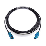 Fakra Z Female to Male Vehicle Antenna Extension Cable 3m / 10 feet Compatible with Car Head Unit Stereo GPS Navigation FM AM Radio Sirius XM Satellite Radio 4G LTE TEL Telematics Bluetooth