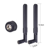 Dual Band WiFi 2.4GHz 5GHz 5.8GHz 8dBi MIMO RP-SMA Male Antenna (4-Pack) for ASUS TP-Link Fenvi Rosewill Gigabyte Wireless Router Mini PCI Express PCIE Network Card WiFi Adapter Security Camera