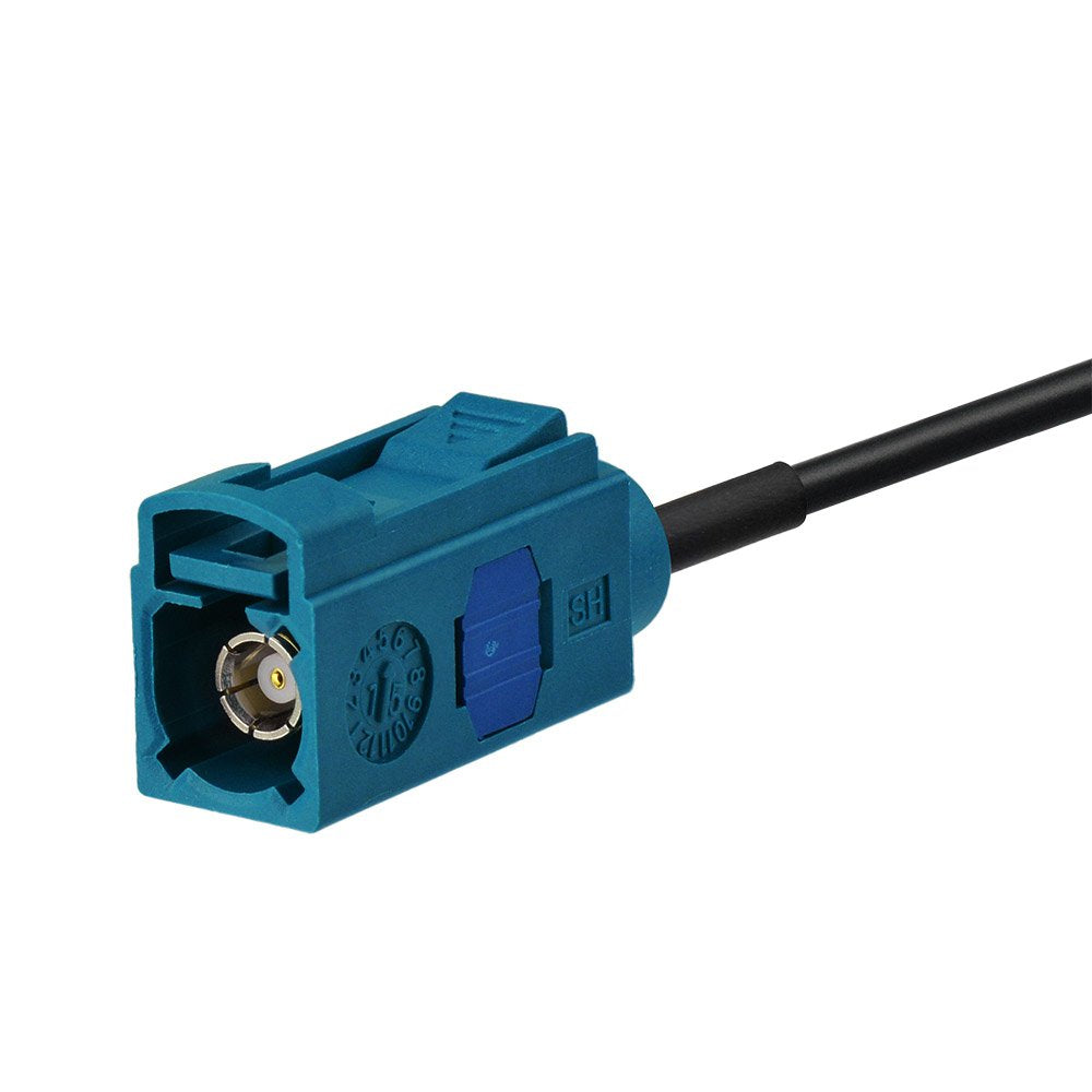 Fakta to Din Cable Fakra"Z" to DIN Female Pigtail Cable RG174 6inch 15cm Compatible for DAB Car Aerial FM Aerial AM/FM DAB+ Blaupunkt Pioneer Clarion Kenwood Alpine JVC