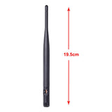 WiFi 2.4GHz 5GHz 5.8GHz 8dBi RP-SMA Male Dual Band Antenna (2-Pack) for Wireless Mini PCI/PCIE Card USB Adapter WiFi Adapter Wireless Network Router Wireless Range Extender Security Camera