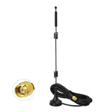 Dual Band WiFi 2.4GHz 5GHz 5.8GHz 9dBi Magnetic Base RP-SMA Male Antenna (2-Pack) for Wireless USB Mini PCI Express WiFi Adapter PCIE Network Card WiFi Router Booster Extender Security Camera