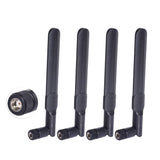 Dual Band WiFi 2.4GHz 5GHz 5.8GHz 8dBi MIMO RP-SMA Male Antenna (4-Pack) for ASUS TP-Link Fenvi Rosewill Gigabyte Wireless Router Mini PCI Express PCIE Network Card WiFi Adapter Security Camera