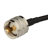 UHF Male PL-259 to UHF Male PL-259 Low Loss Digital Coax UHF Jumper Cable (3ft RG58) for HAM & CB Radio,Antenna Analyzer,Dummy Load,SWR Meter