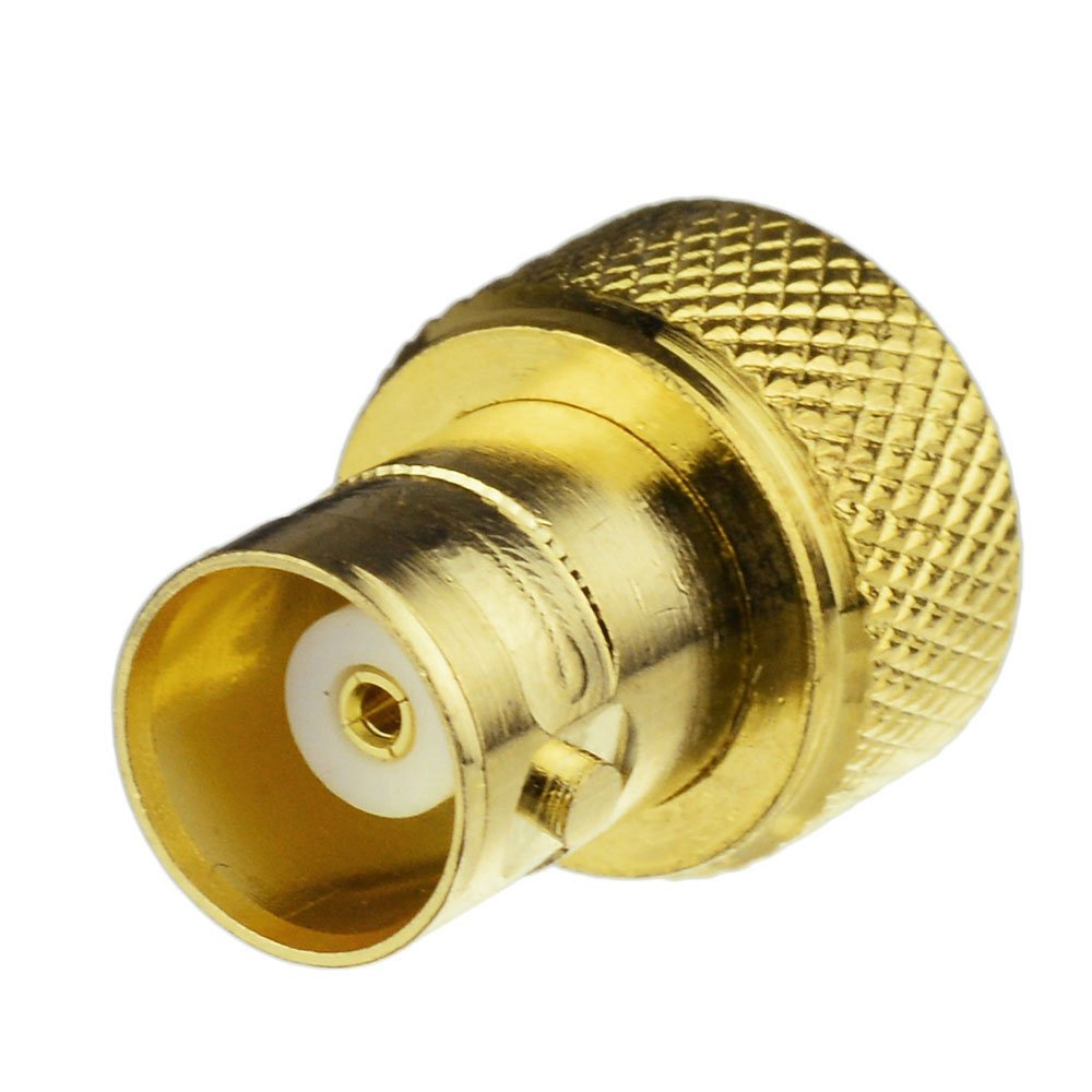 SMA to BNC CB Antenna Adapter BNC Female to SMA Male 2pcs for SMA Antenna CB Radio Ham Radio Handheld Radio Antenna Wireless Antenna Video CCTV Camera Monitor Radio CB