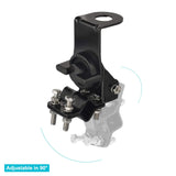 Vehicle Truck CB Radio Antenna Mirror Mount Bracket for CB Radio Ham Radio Amateur Radio Mobile Transceiver Antenna UHF SO-239 Female Bulkhead Mount Connector