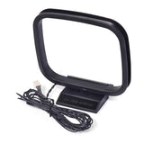 75 Ohm FM Dipole Antenna and 3-Pin FM AM Loop Antenna for Sony HiFi Series Sharp Indoor Radio Stereo Sound System Bluetooth Stereo AV Receiver Audio Vedio Home Theater Receiver Power Amplifier