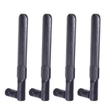 Dual Band WiFi 2.4GHz 5GHz 5.8GHz 8dBi MIMO RP-SMA Male Antenna (4-Pack) for ASUS TP-Link Fenvi Rosewill Gigabyte Wireless Router Mini PCI Express PCIE Network Card WiFi Adapter Security Camera
