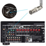 7-Sections Telescopic FM Antenna Compatible with Denon Pioneer Onkyo Yamaha Marantz Indoor Radio Bluetooth Stereo Receiver AV Audio Vedio Home Theater Receiver Power Amplifier System Tuner