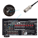 Magnetic Mount Base FM Antenna Compatible with Denon Pioneer Onkyo Yamaha Marantz Sherwood Indoor FM Radio Bluetooth Stereo Receiver AV Audio Vedio Home Theater Receiver Power Amplifier System