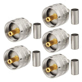 PL262 UHF Crimp Straight Connector